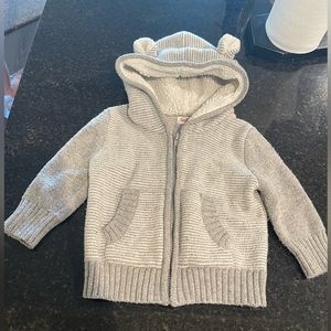Cat and Jack bear ears hoodie, size 18m